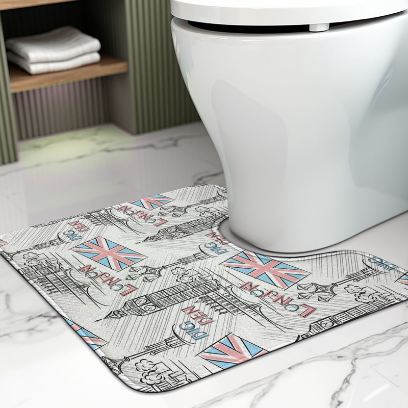 Tapis de salle de bain en U 20 po London