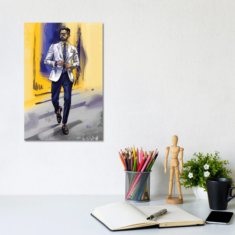 Men's Style IV by Sunflowerman - No Frame Gallery-Wrapped Canvas Giclée on Canvas, 30.48cm H x 20.32cm W