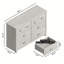 Commode double 6 tiroirs Bhure-93594504