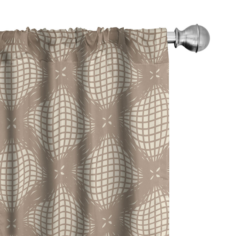 Semi Sheer Curtain Pair, 28" W x 95" L