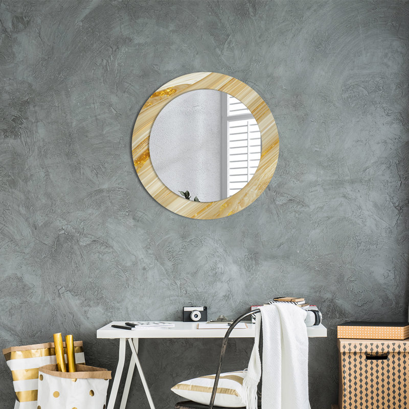 Huldar Glass Flat Wall Mirror