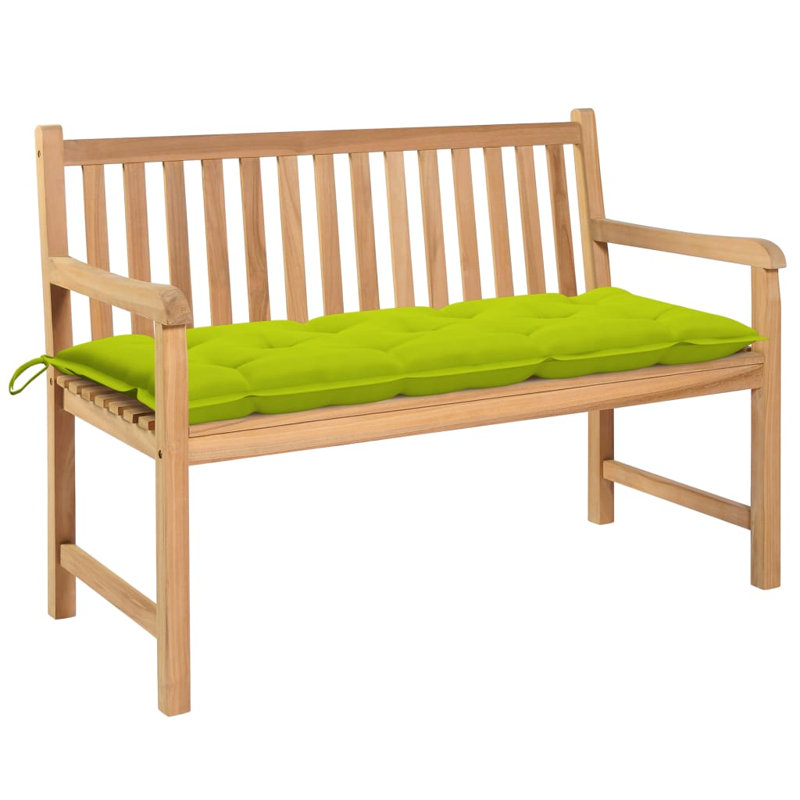Banc de jardin en teck, Vert vif