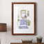 «Sketchy Bath II» - peinture encadrée-1157097765-1157097791