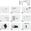 Ensemble de 2 tablettes de rangement murales invisibles