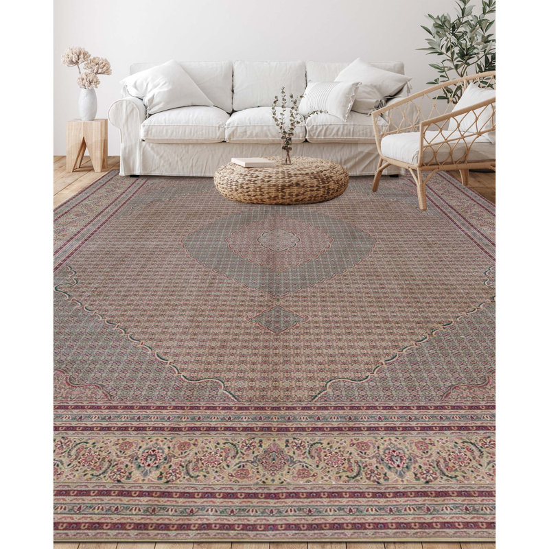 Shah One-of-a-Kind Rectangle 11'9" X 14'9" Hand Knotted Area Rug