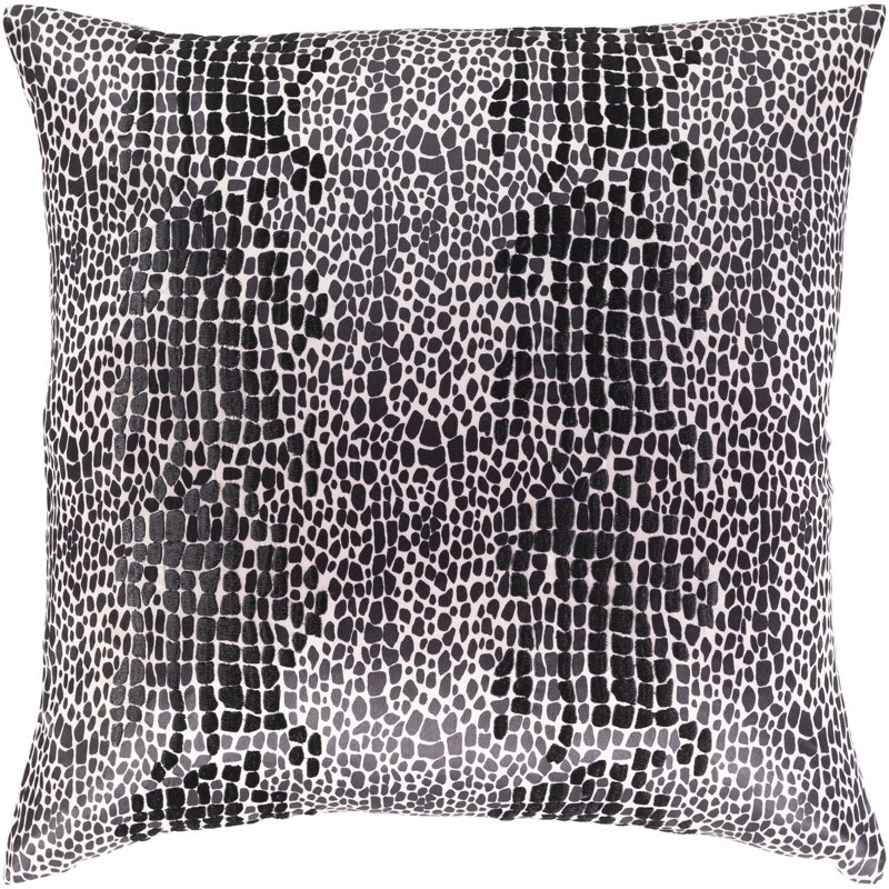 Geometric Throw Pillow, 18" x 18", Down Fill