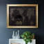 «Black Gold Map» - Reproduction d'un cadre photo sur toile-87974265-87974269