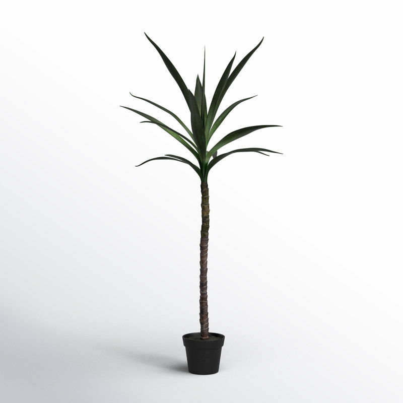 Faux Tree in Pot, 44" H x 10" W x 10" D