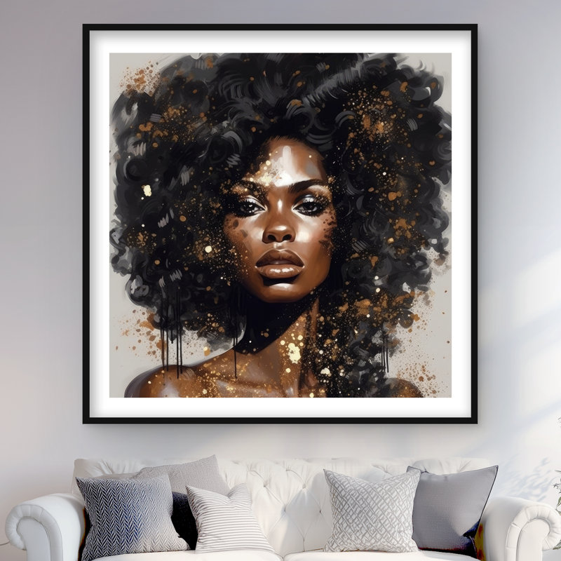 Frenzied Hair, H 48 po x l 48 po