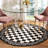 Brayton Hand Hooked Wool Geometric Rug-1607179302