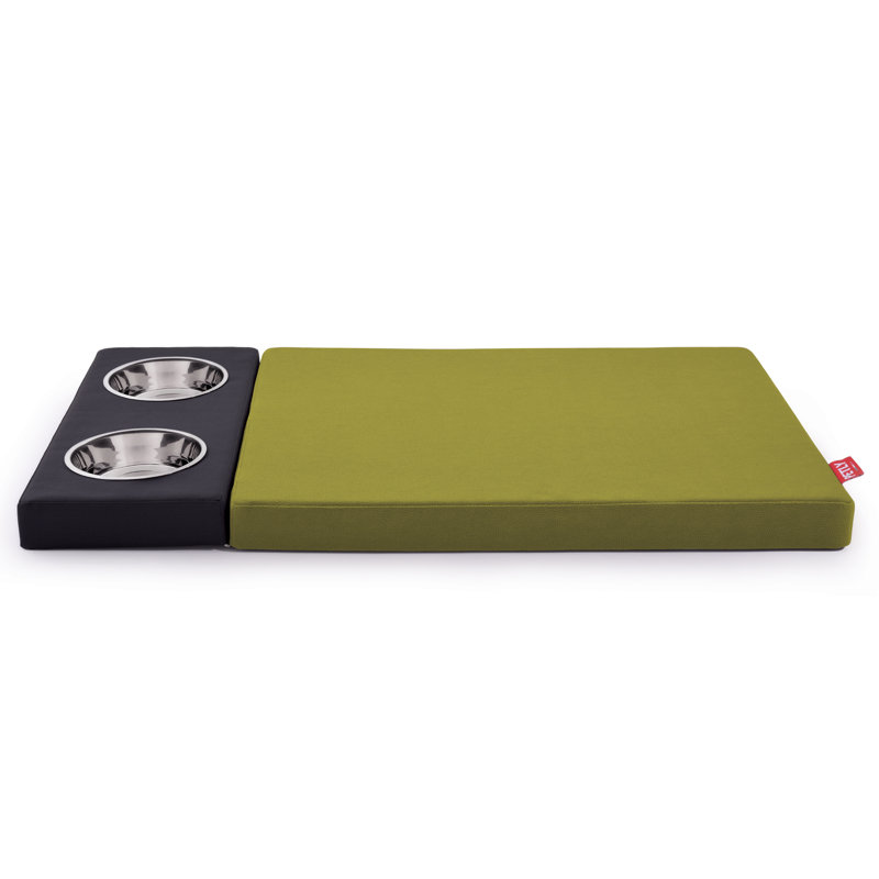 Orthopedic Microfibre Pet Bed, Green
