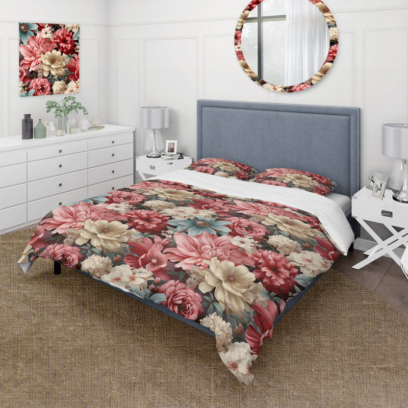 Ensemble de housse de couette Asherah, Housse de couette pour très grand lit et 2 très