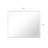 Attache Rectangle LED Backlit Wall Mounted Bathroom Mirror-437571278
