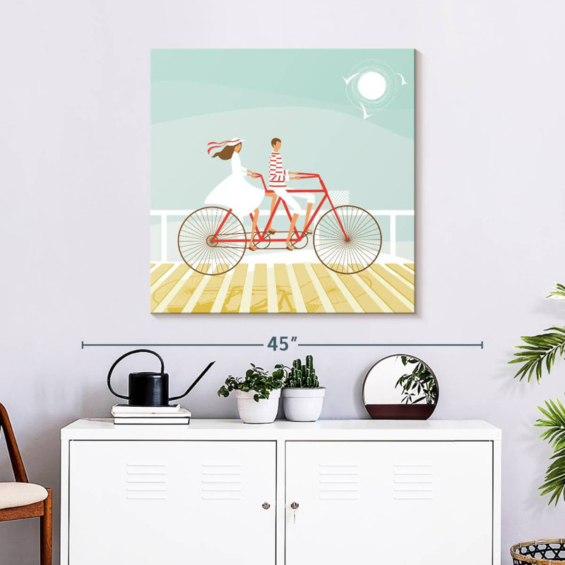 Senne, couple d'été à vélo