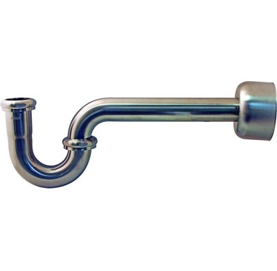 1-1/4" P-Trap With High Box Flange