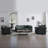 Grey Chenille Sofa With Armless Design