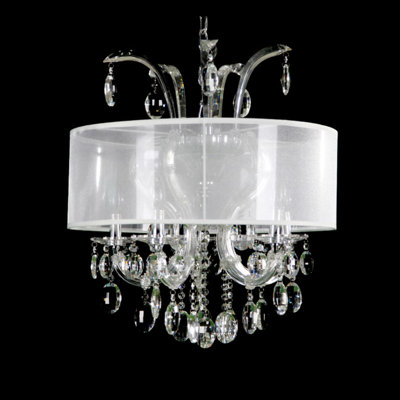 Lustre en cristal 5 lumières Arjun