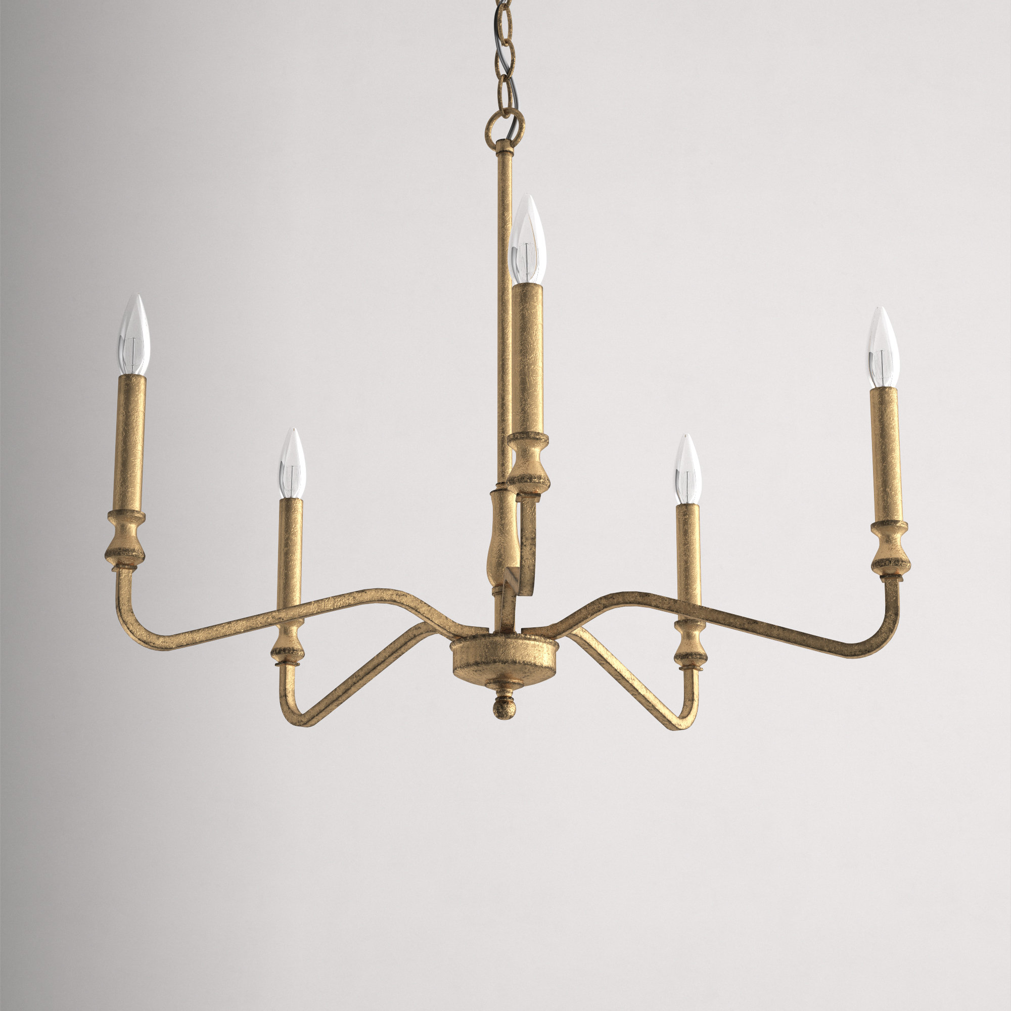 Kelly Clarkson Home Montreuil 5 - Light Dimmable Classic / Traditional  Chandelier & Reviews