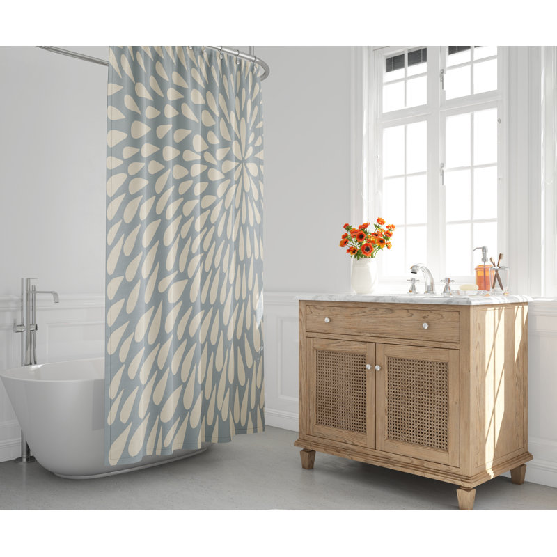 Rideau de douche, Gris/beige