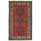 One-of-a-Kind Rectangle 4'4" X 6'11" Hand Knotted Area Rug