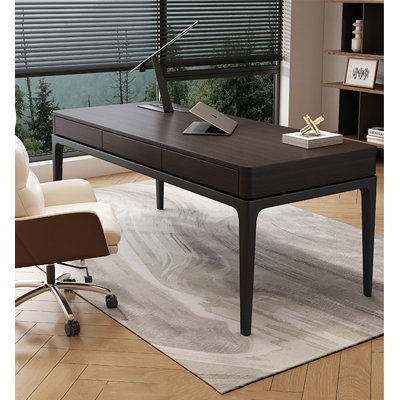 Italian Minimalist Solid Wood Desk