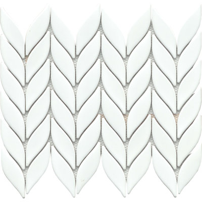 Mythos Black 11 in. x 13 in. Matte Ceramic Wall Tile (19.5 sq. ft./Case)