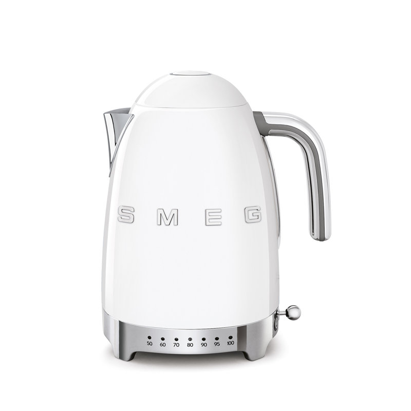 Smeg KLF04 50s Style Retro Variable Temperature Kettle, White