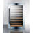 Summit Appliance Dual Zone 23.25'' Built-In 51 Bottle Wine Refrigerator with Reversible Door