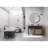 Delice 12" x 35" Ceramic Marble Look Wall Tile