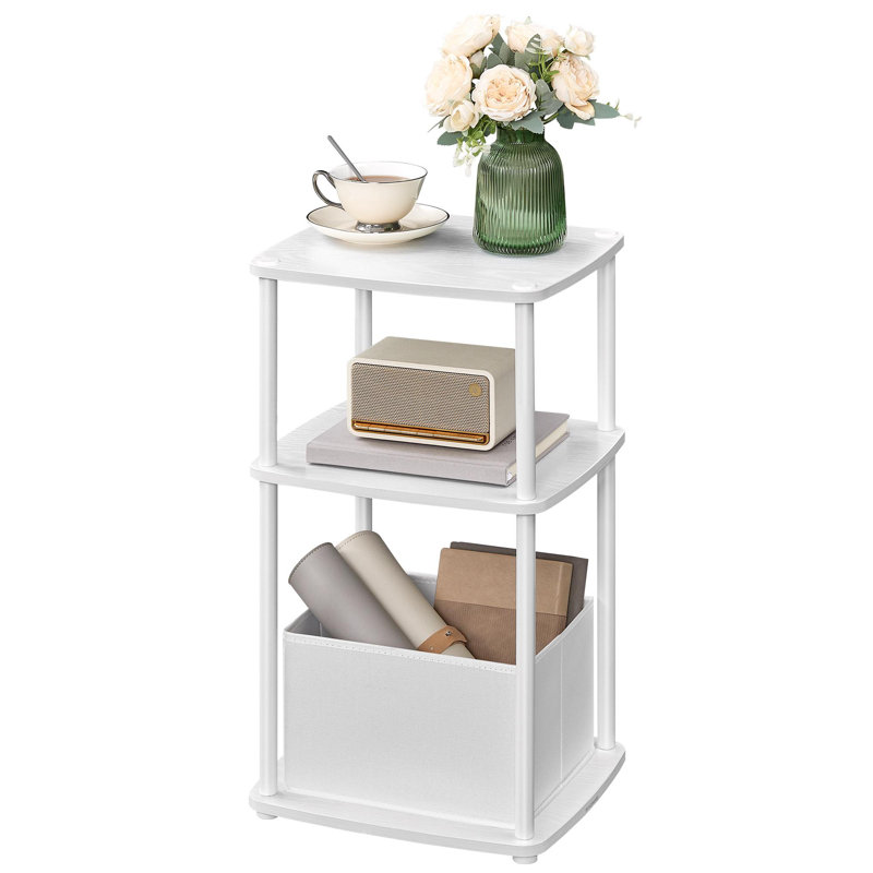Table d'appoint, Blanc neige / blanc