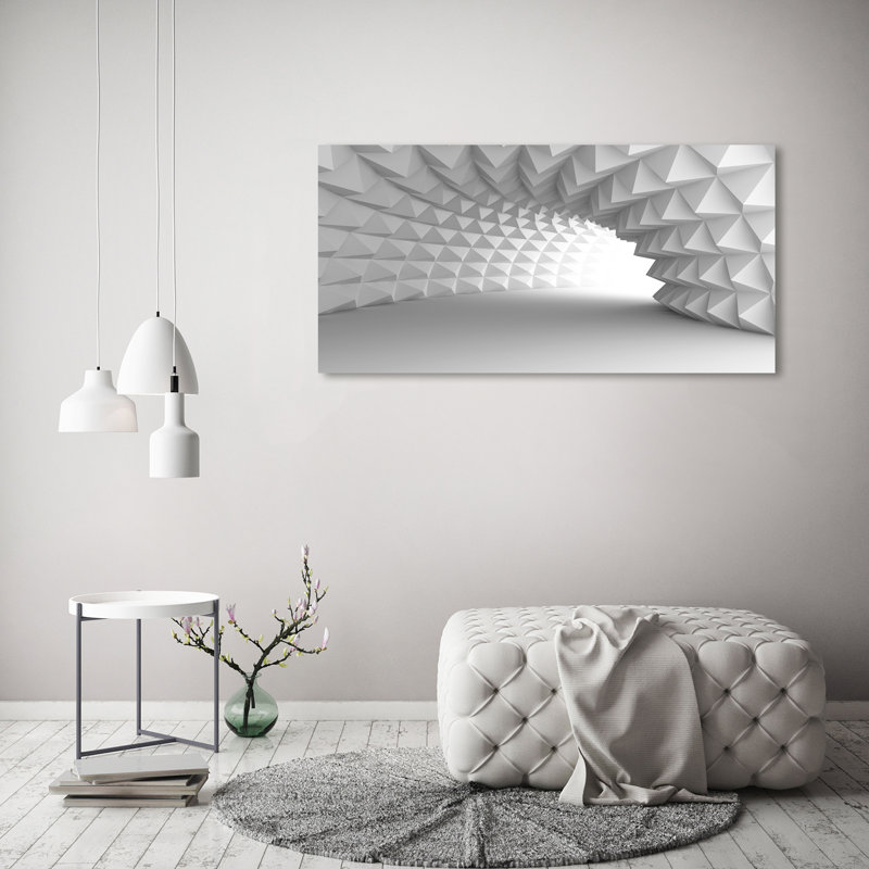 Abstraction Tunnel - Wrapped Canvas Print, No Frame, 60cm H x 120cm W