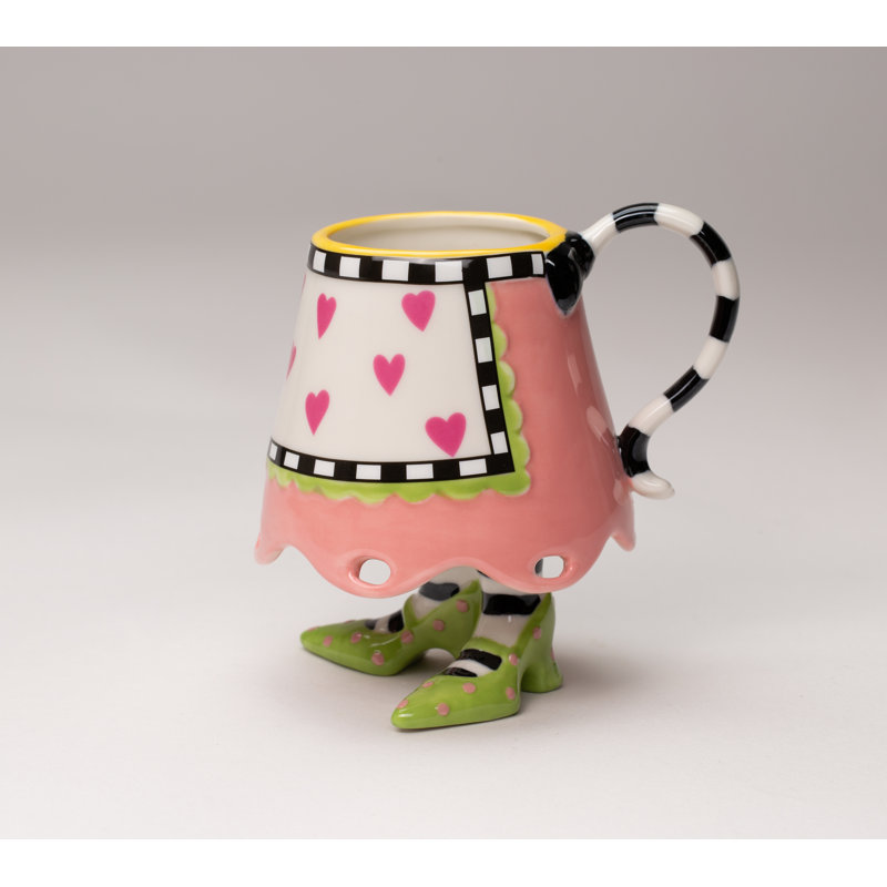 J'aime le thé! Tasse à thé rose