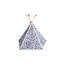 Animal Print Canvas Tent Pet Bed