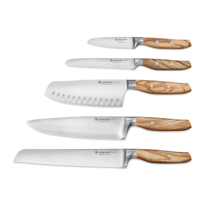 Amici Six Piece Knife Block Set