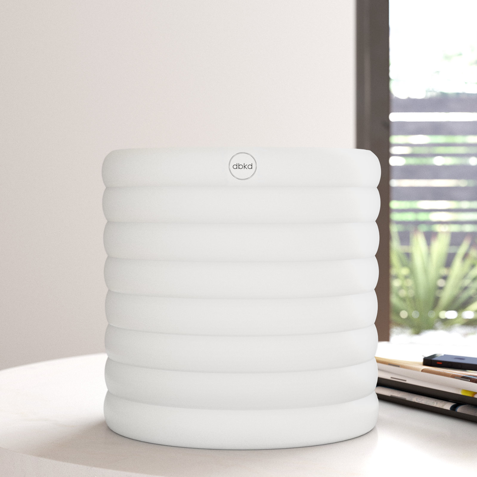 Adalai Ceramic Table Vase, 10.43" H x 10.63" W x 10.63" D