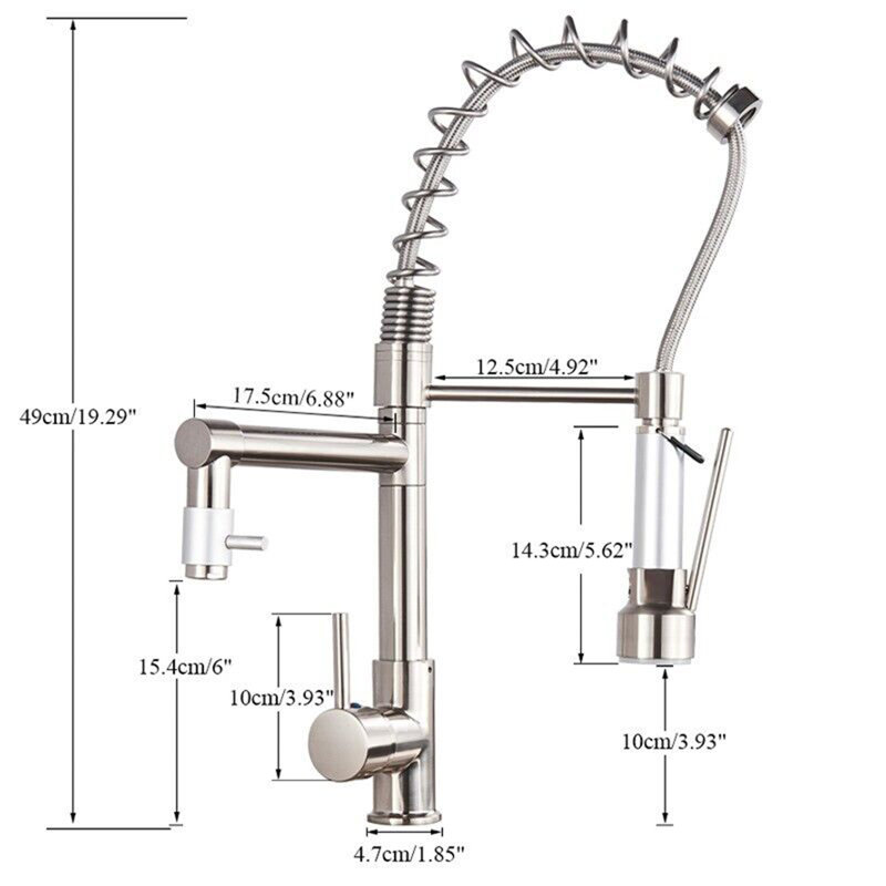 Belfry Kitchen Cyron Pull Out Kitchen Faucet