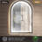Metal Arch LED Wall Mirror-1645045221