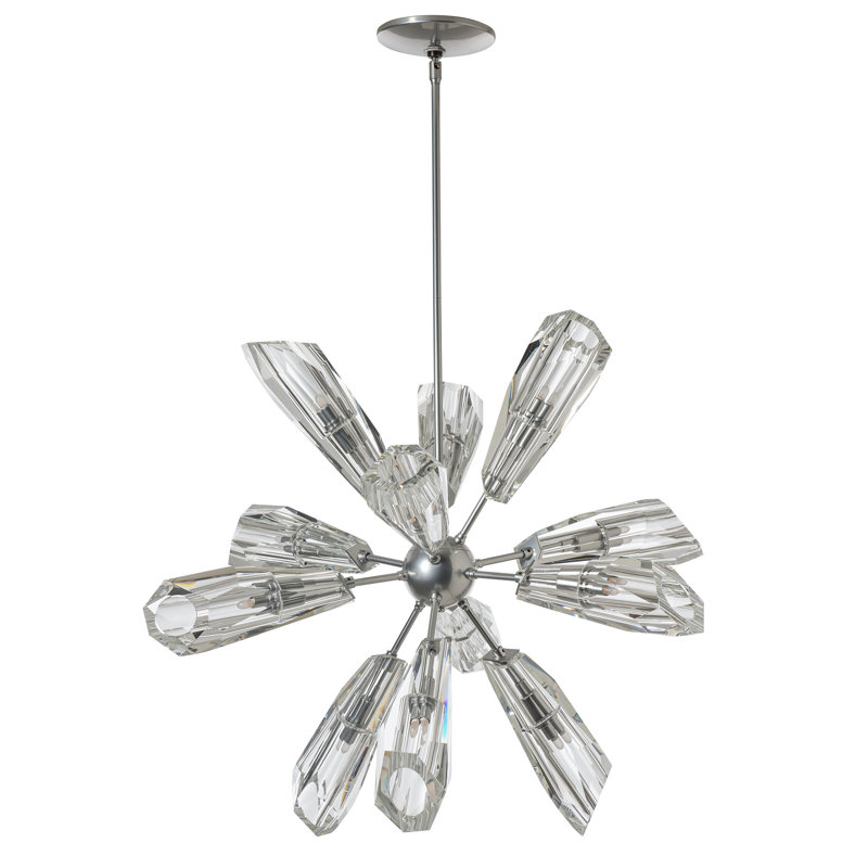 Luma 12 - Light Chandelier, Sterling