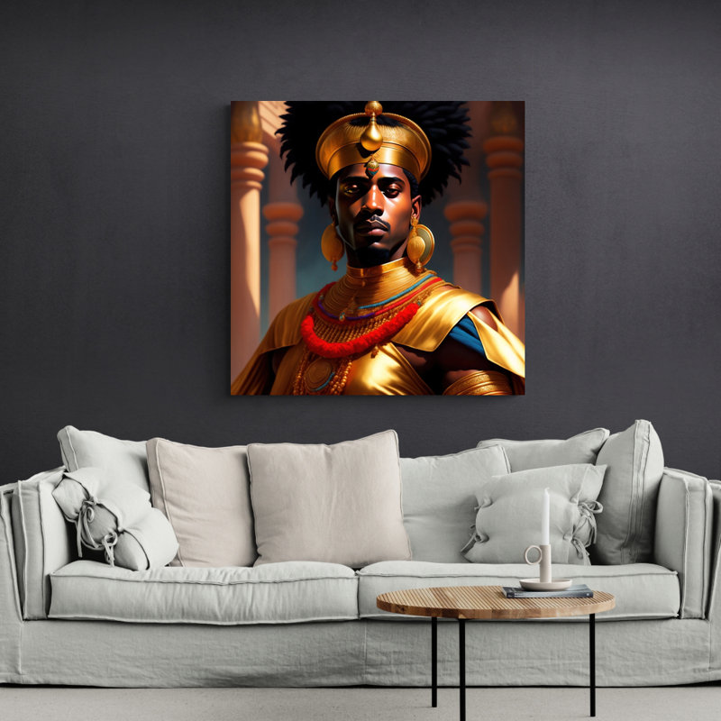 «Juice Wrld» par Stephen Chambers - photographie sur toile tendue, H 18 po x l 18 po x P 1,5 po