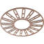 Médaillon de plafond 22 po x 22 po x 8 po x P 3/8 po Hale-63412179-63412156