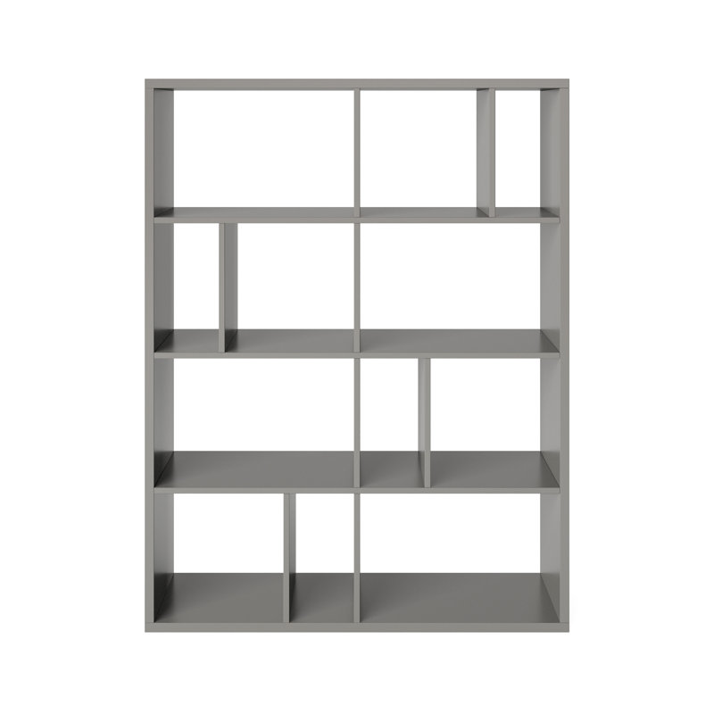 Elvia 147cm H Standard Bookcase, Black
