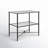 Allenhurst Mirrored Glass Top End Table
