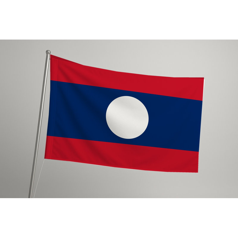 Drapeau du Laos — Drapeau d'extérieur