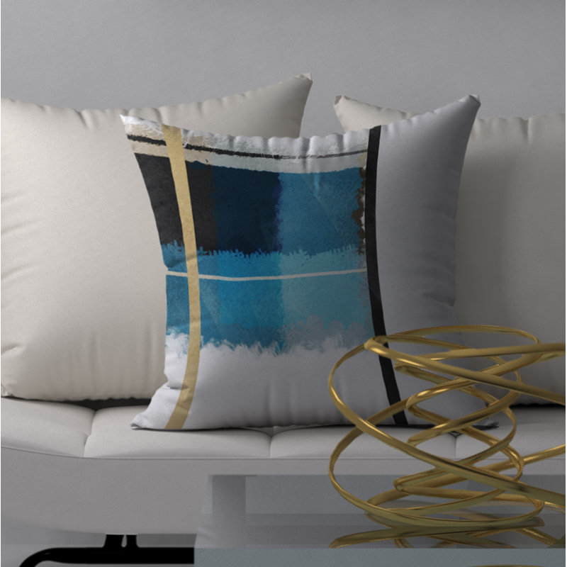 Housse de coussin décorative carrée et insert, 20 po X 20 po