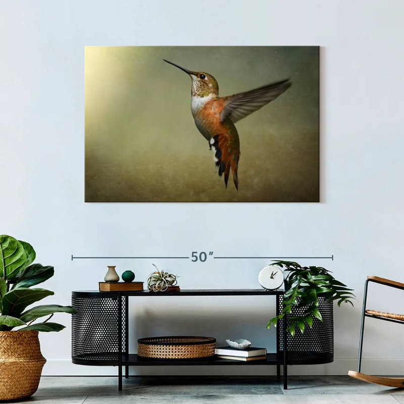 Colibri roux Brampt femelle, H 30 po x l 45 po