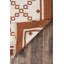 Thompson Wool Geometric Area Rug in Brown-217290215