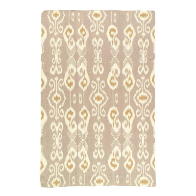 Ikat Area Rug in Gray
