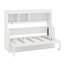 Lit simple escamotable avec bureau et tablettes de rangement-1723680491