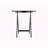 The Elara Oversized Two-Piece Snack Table Set features a Dark Brown, 23.42'' L X 15.47'' D