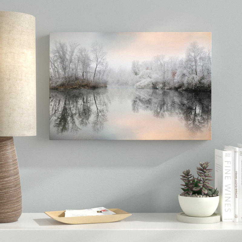 «White Silence» par Philippe Sainte-Laudy - reproduction de photo sur toile tendue, H 22 po x l 32 po